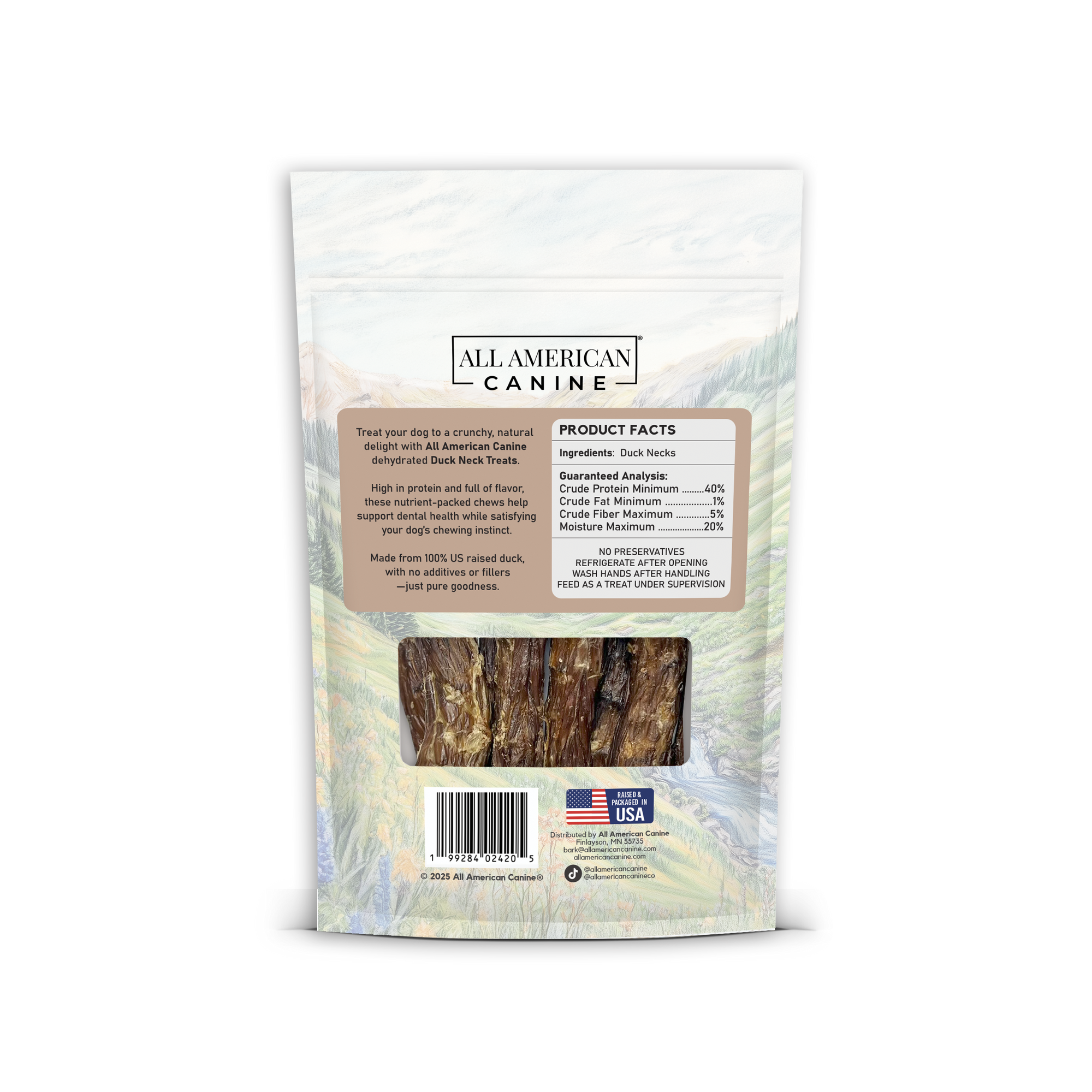 Dehydrated Duck Necks