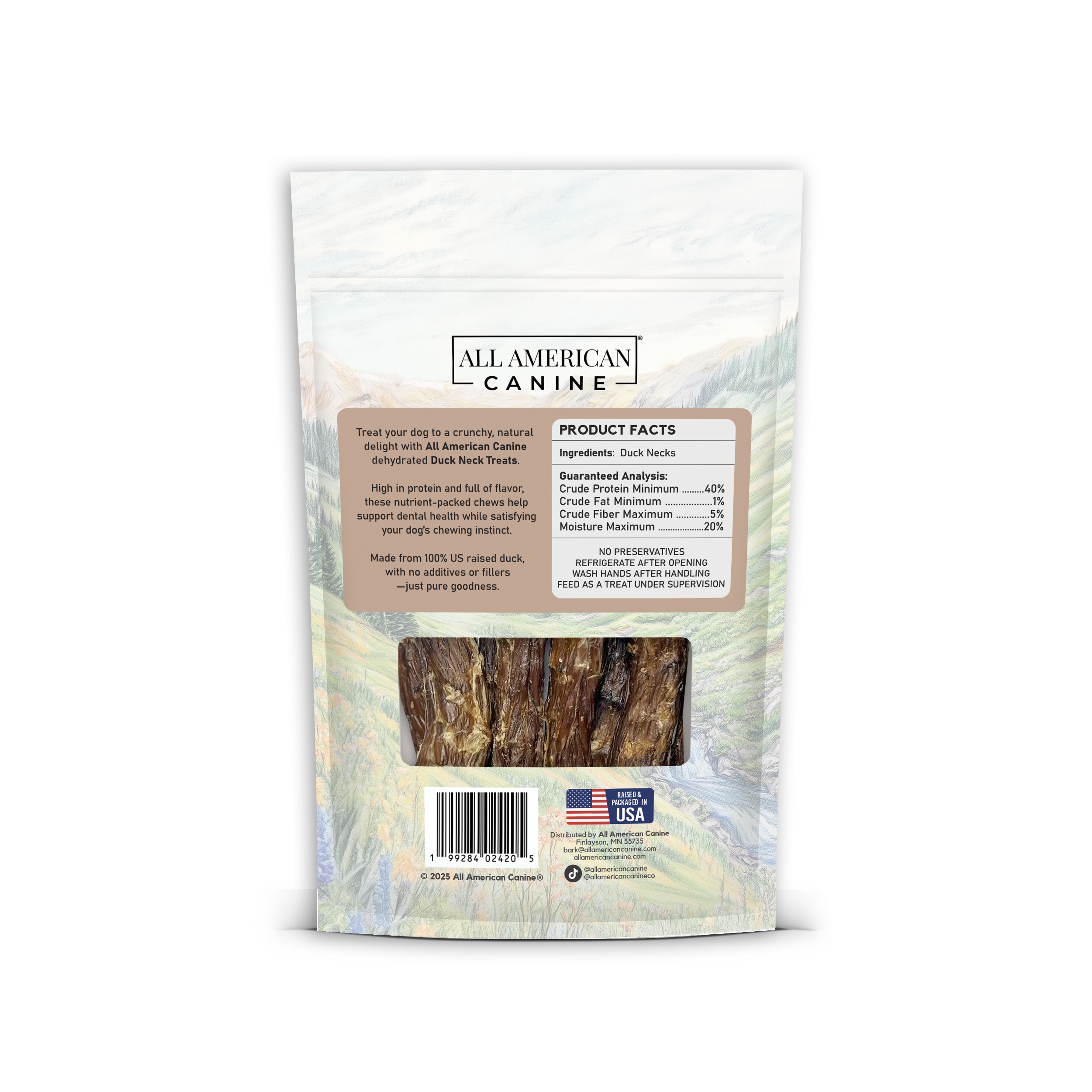 Dehydrated Duck Necks