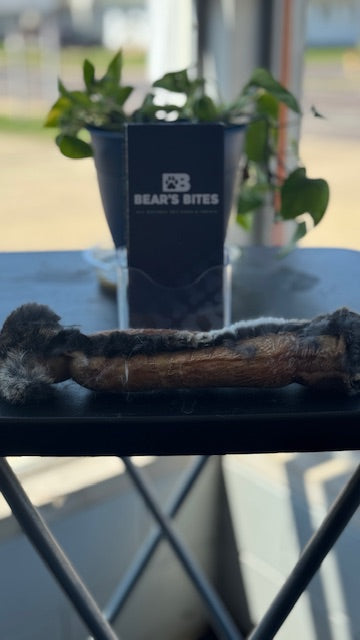 Rabbit hid roll dog chew