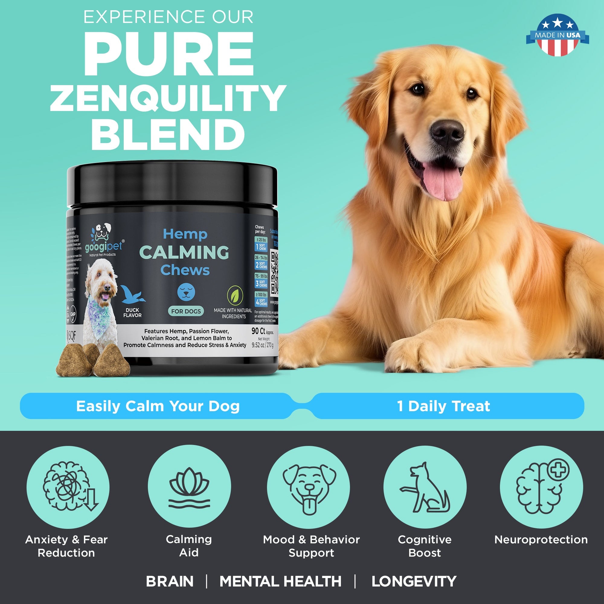 Hemp Calming Chews for Dogs